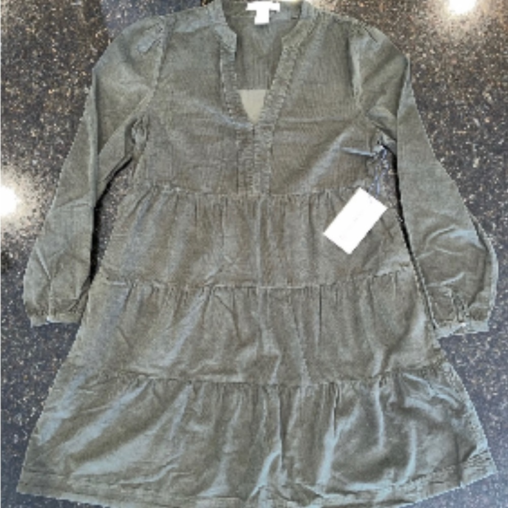 Lucky Brand Small Wale Corduroy Dress Flare New With Tags size XL